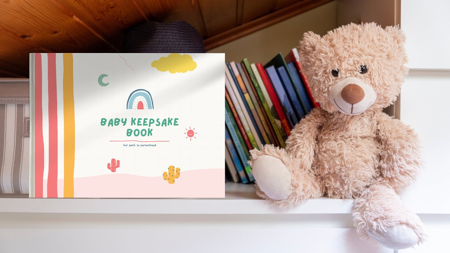 Colourful Rainbow Keepsake Book